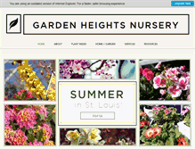 Tablet Screenshot of gardenheights.com